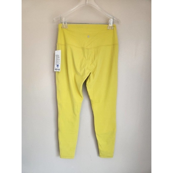 NWT Lululemon Align HR Pant 28" Size 12 SOLL Yellow Soleil - Picture 2 of 6